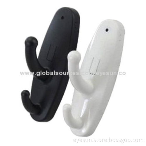 Clothes Hook Spy Cameras with 1,280 x 960P/30fps, 2-hour Working Time, Video and Audio Functions